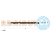 ADRIAUTO 41.0212.1 Cavo comando, Freno stazionamento per NISSAN,RENAULT