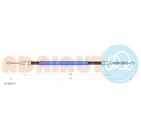 ADRIAUTO 41.0215.1 Cavo comando, Freno stazionamento per RENAULT