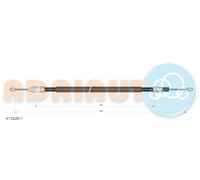 ADRIAUTO 41.0229.1 Cavo comando, Freno stazionamento per RENAULT