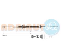 ADRIAUTO 45.0128 Cavo comando, Comando frizione per SEAT,VW