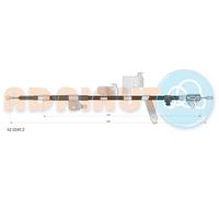 ADRIAUTO 52.0240.2 Cavo comando, Freno stazionamento per TOYOTA