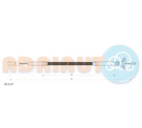 ADRIAUTO 55.0127 Cavo comando, Comando frizione