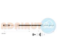 ADRIAUTO 55.0130 Cavo comando, Comando frizione