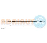 ADRIAUTO 55.0203.1 Cavo comando, Freno stazionamento