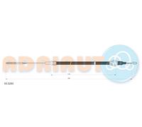 ADRIAUTO 55.0283 Cavo comando, Freno stazionamento per SEAT