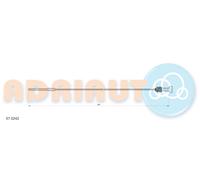 ADRIAUTO 57.0242 Cavo comando, Freno stazionamento