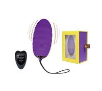 ADRIEN LASTIC - OCEAN BREEZE 2.0 RECHARGEABLE VIBRATING EGG REMOTE CONTROL VIOLET