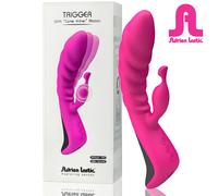 Adrien Lastic Trigger - Vibratore Rabbit Doppio con Movimento Vieni Qui Sex Toy