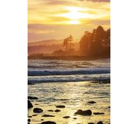 adrium Immagine acrilica 30 x 50 cm: scena del tramonto su una spiaggia marina, natura e sfondo di viaggio (195089790)