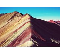 adrium Immagine acrilica 90 x 60 cm: scena escursionistica in Vinicunca, regione di Cusco, Perù, Montana de Siete Colores, Rainbow Mountain (85252657)