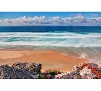 adrium Immagine in legno 140 x 90 cm: Capo di mare e Blue Waves Shore Vicentina Portogallo (16333643)
