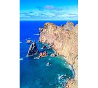 adrium Immagine in legno 30 x 50 cm: vista panoramica sulla costa selvaggia e sulle scogliere di Ponta de Sao Lourenco, isola di Madeira, Portogallo (130811736)