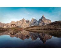 adrium Immagine in legno 50 x 30 cm: Passo rotolo nelle Dolomiti, Italia (244105913)