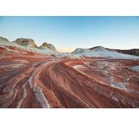 adrium Immagine in legno 90 x 60 cm: Vermilion Cliffs National Monument. Paesaggi all'alba. Insolito paesaggio montano