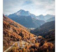 adrium Poster 60 x 60 cm: le montagne delle Dolomiti del Nord Italia (239182420)