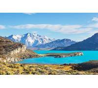 adrium Quadro composito in alluminio 100 x 60 cm: Paesaggi della Patagonia nel sud dell'Argentina. Splendidi paesaggi naturali. (257501518)