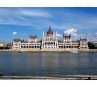 adrium Quadro composito in alluminio 130 x 100 cm: Il Parlamento a Budapest, Ungheria (125947859)