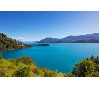 adrium Quadro composito in alluminio 50 x 30 cm: Lago General Carrera, Carretera Austral, Patagonia - Cile. Bellissimi paesaggi naturali in Sud America (229039246)