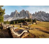 adrium Quadro composito in alluminio 60 x 40 cm: Alme ostaggio nelle Dolomiti italiane (244105922)