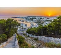 adrium Quadro composito in alluminio 60 x 40 cm: vista panoramica sulla città di Santa Maria di Leuca, Salento, Puglia. Italia. (150014292)