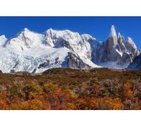 adrium Quadro in alluminio composito 110 x 70 cm: famosa bella vetta Cerro Torre nelle montagne della Patagonia, Argentina. Splendidi paesaggi montani in Sud America. (238698336)