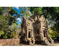 adrium Quadro in alluminio composito 60 x 40 cm: il tempio Angkor Wat in Cambogia è il più grande monumento religioso del mondo e un patrimonio mondiale