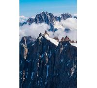 adrium Quadro poster 60 x 90 cm: il Monte Bianco o Monte Bianco, che significa Montagna Bianca, è la più alta montagna delle Alpi e in Europa e si trova