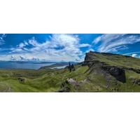 adrium Quadro su tela 120 x 50 cm: vecchio uomo di Storr paesaggio impressionante, Isola di Skye Landmark, Scozia, Regno Unito, Europa (244313332)