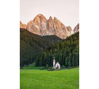 adrium Quadro su tela 50x80 cm: Santa Maddalena, Val di Funes, Italia, luogo più popolare in Italia, paesaggio classico in estate nelle Dolomiti. Immagine di viaggio (174718471)