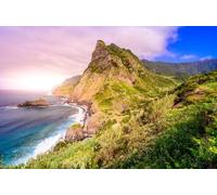 adrium Quadro su tela 80 x 50 cm: splendido scenario dell'isola di Madeira - vista dal Miradouro de Sao Cristovao sulla costa settentrionale, Sao Vicente nel (131831341)