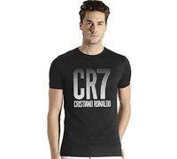 ADRO T-shirt da uomo 100% cotone Regular Fit, nero, 56