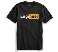 ADRO T-Shirt Uomo in Cotone Regular Fit, nero, 56