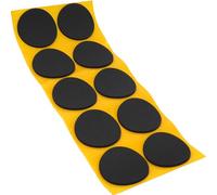 Adsamm® / 10 x antiscivolo autoadesivi/neri/Ø 45 mm/tondi/piedini adesivi antisdrucciolo in gomma espansa EPDM/cuscinetti protettivi per arredi Adsamm® Quality