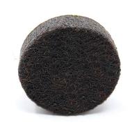 Adsamm® / 100 x feltrini autoadesivi ad alta densità/marrone/Ø 18 mm/tondi/piedini in feltro extra compatto da 5.5 mm di spessore/pad protettivi per arredi Adsamm® Quality