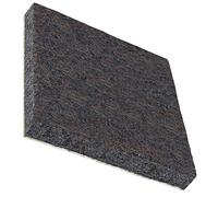 Adsamm® / 100 x feltrini autoadesivi ad alta densità/marrone / 40x40 mm/quadrati/piedini in feltro extra compatto da 5.5 mm di spessore/pad protettivi per arredi Adsamm® Quality