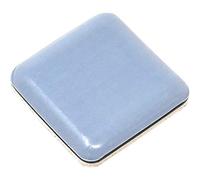 Adsamm® / 100 x scivoli autoadesivi in PTFE / grigio azzurri / 30x30 mm / quadrati / pad adesivi in PTFE e gomma da 5 mm di spessore / piedini protettivi per arredi Adsamm® Quality