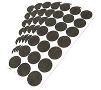 Adsamm® / 105 x feltrini autoadesivi/Marrone/ø 30 mm/Rotondo/piedini per mobili in feltro da 3.5 mm di spessore/pad protettivi per arredi