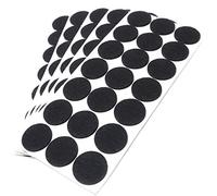 Adsamm® / 105 x feltrini autoadesivi/Nero/ø 30 mm/Rotondo/piedini per mobili in feltro da 3.5 mm di spessore/pad protettivi per arredi