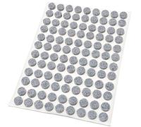 Adsamm® / 108 x feltrini autoadesivi/Grigio/ø 10 mm/Rotondo/piedini per mobili in feltro da 3.5 mm di spessore/pad protettivi per arredi