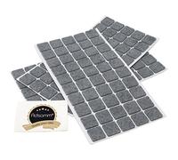 Adsamm® / 150 x feltrini autoadesivi/Grigio / 20x20 mm/Quadrato/piedini per mobili in feltro da 3.5 mm di spessore/pad protettivi per arredi