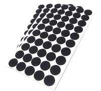 Adsamm® / 150 x feltrini autoadesivi/Nero/ø 22 mm/Rotondo/piedini per mobili in feltro da 3.5 mm di spessore/pad protettivi per arredi