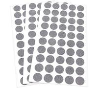 Adsamm® / 150 x feltrini autoadesivi ultrasottili/Grigio/ø 16 mm/Rotondo/piedini per mobili in feltro extra fine da 1.5 mm di spessore/pad protettivi per arredi