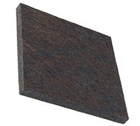 Adsamm® / 16 x feltrini autoadesivi ad alta densità/marrone / 70x70 mm/quadrati/piedini in feltro extra compatto da 5.5 mm di spessore/pad protettivi per arredi Adsamm® Quality