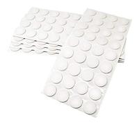 Adsamm® / 180 x feltrini autoadesivi/Bianco/ø 24 mm/Rotondo/piedini per mobili in feltro da 3.5 mm di spessore/pad protettivi per arredi