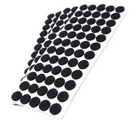 Adsamm® / 180 x feltrini autoadesivi/Nero/ø 14 mm/Rotondo/piedini per mobili in feltro da 3.5 mm di spessore/pad protettivi per arredi