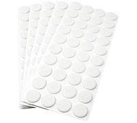 Adsamm® / 200 x feltrini autoadesivi/Bianco/ø 18 mm/Rotondo/piedini per mobili in feltro da 3.5 mm di spessore/pad protettivi per arredi