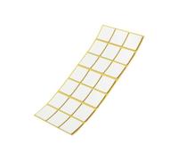 Adsamm® / 21 x antiscivolo autoadesivi/bianchi / 30x30 mm/quadrati/piedini adesivi antisdrucciolo in gomma espansa EPDM/cuscinetti protettivi per arredi Adsamm® Quality