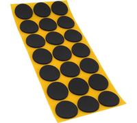 Adsamm® / 21 x antiscivolo autoadesivi/neri/Ø 30 mm/tondi/piedini adesivi antisdrucciolo in gomma espansa EPDM/cuscinetti protettivi per arredi Adsamm® Quality