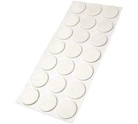 Adsamm® / 21 x feltrini autoadesivi/Bianco/ø 30 mm/Rotondo/piedini per mobili in feltro da 3.5 mm di spessore/pad protettivi per arredi