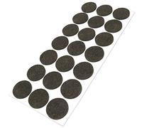 Adsamm® / 21 x feltrini autoadesivi/Marrone/ø 30 mm/Rotondo/piedini per mobili in feltro da 3.5 mm di spessore/pad protettivi per arredi